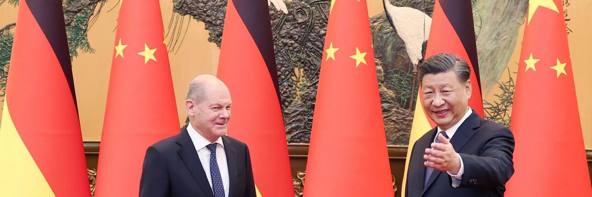 Olaf Scholz Xi Jinping