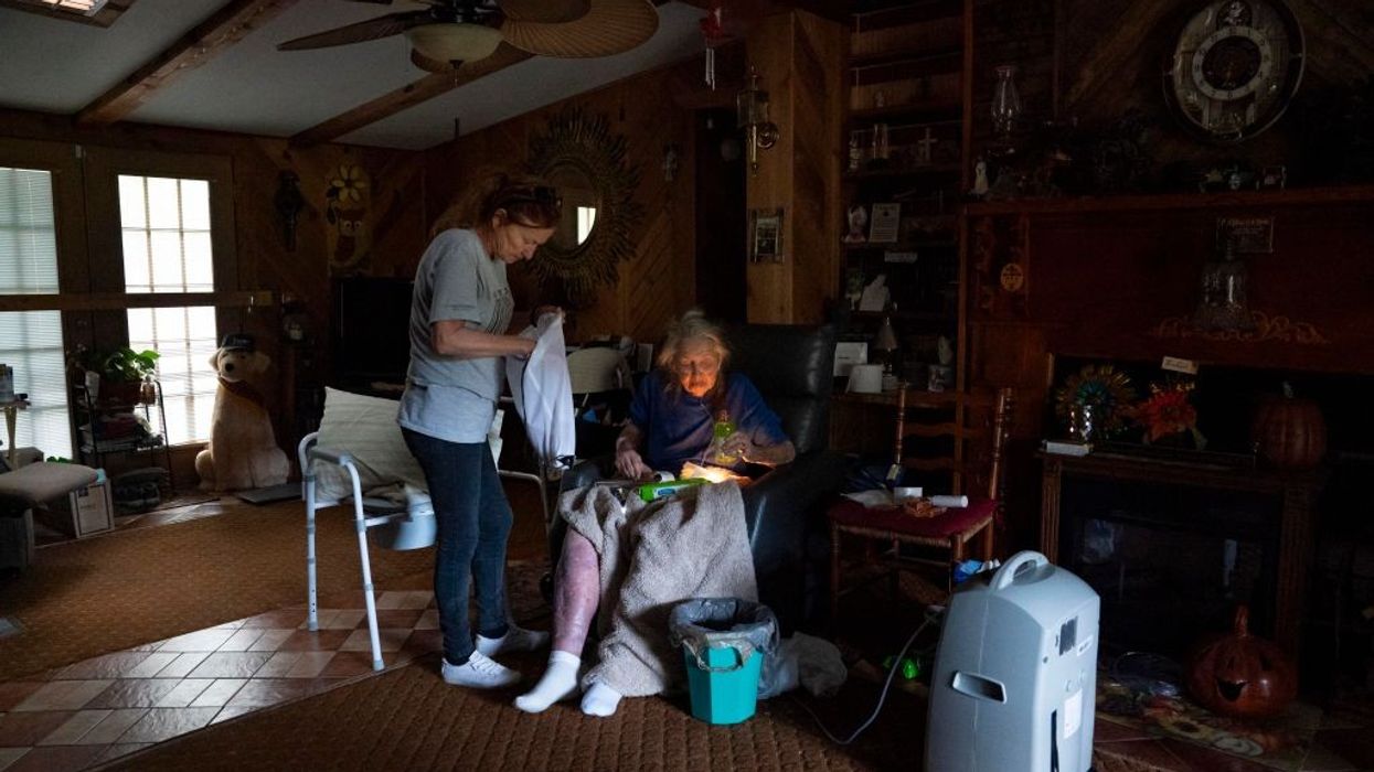 Old woman and her neighbor