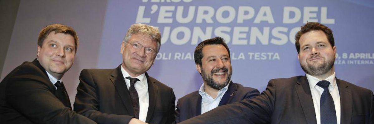 Xenophobic Far-Right Parties Form Alliance Aiming to 'Win and Change Europe'