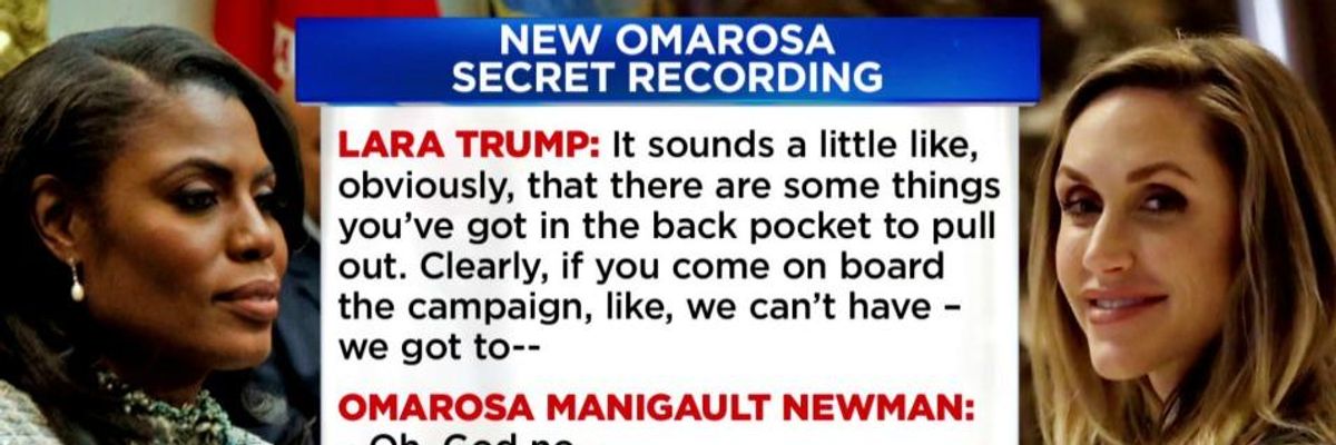 'Believe Me, My Tapes Are Much Better Than Theirs': Omarosa Continues to Troll President With Release of New Secret Recording