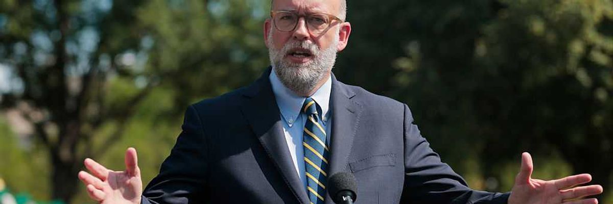 OMB Director Vought Speaks To Media At The White House