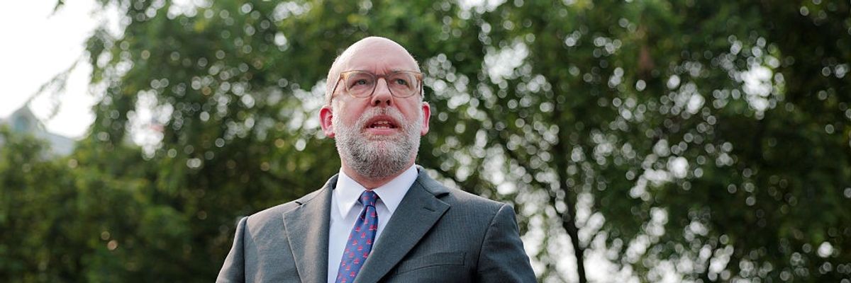 OMB Director Vought Speaks To Reporters Outside The White House