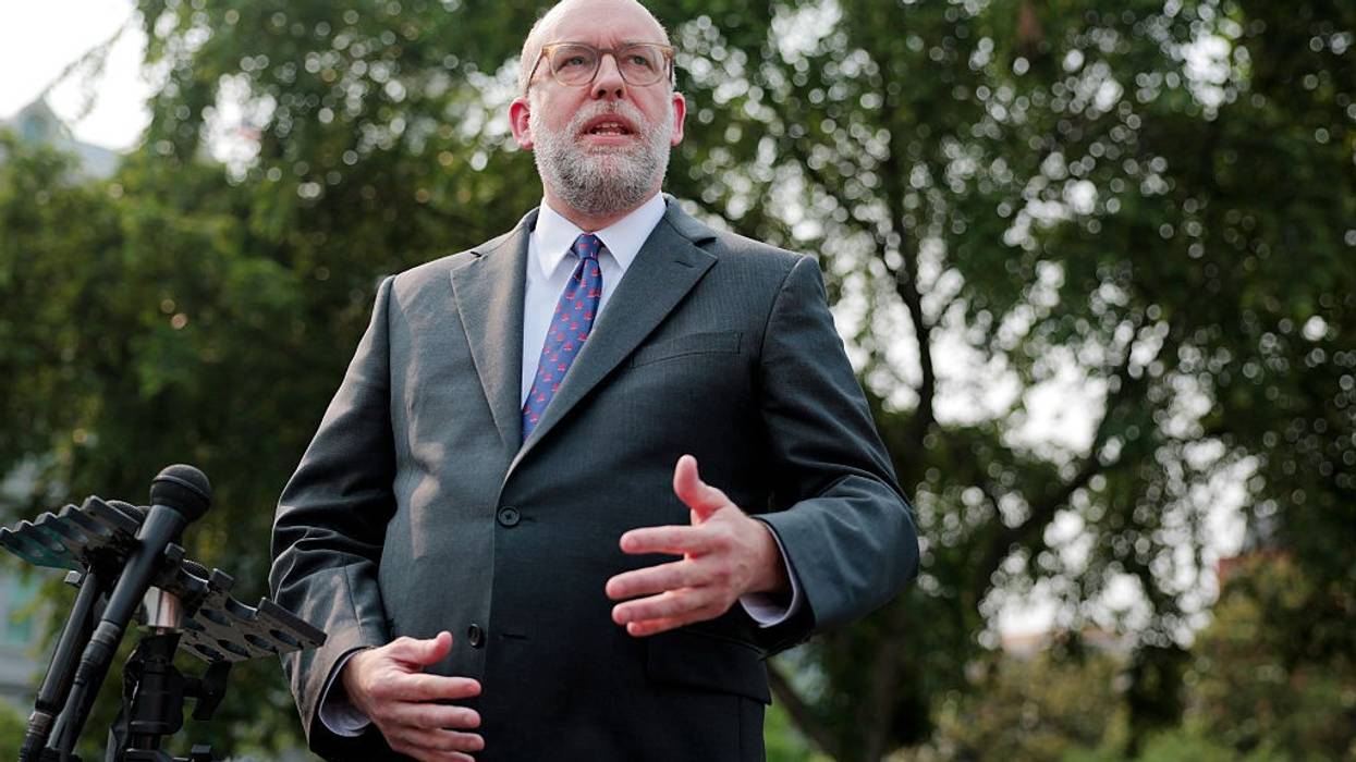 OMB Director Vought Speaks To Reporters Outside The White House