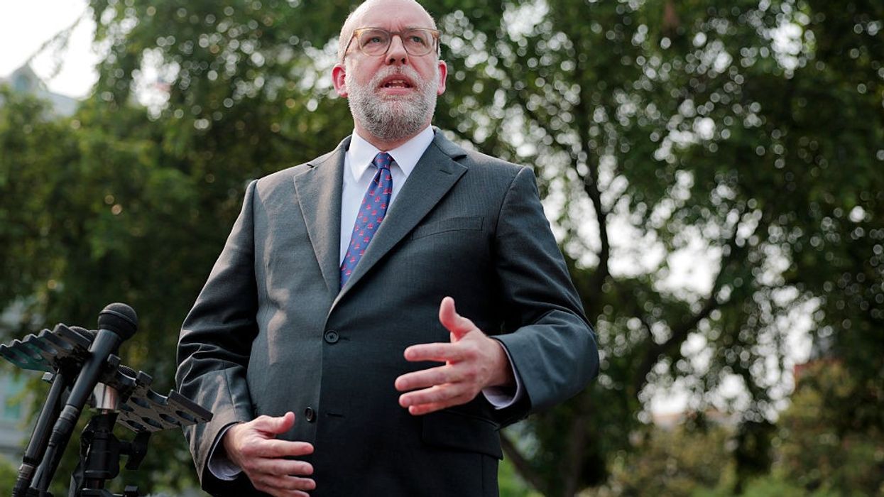OMB Director Vought Speaks To Reporters Outside The White House