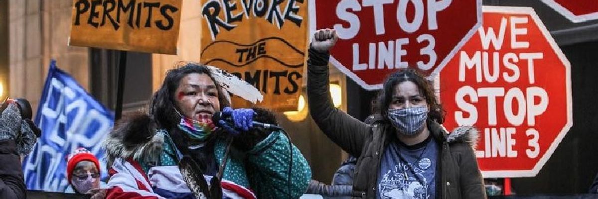New Campaign Targets Wall Street Funding to Stop Line 3 Tar Sands Pipeline