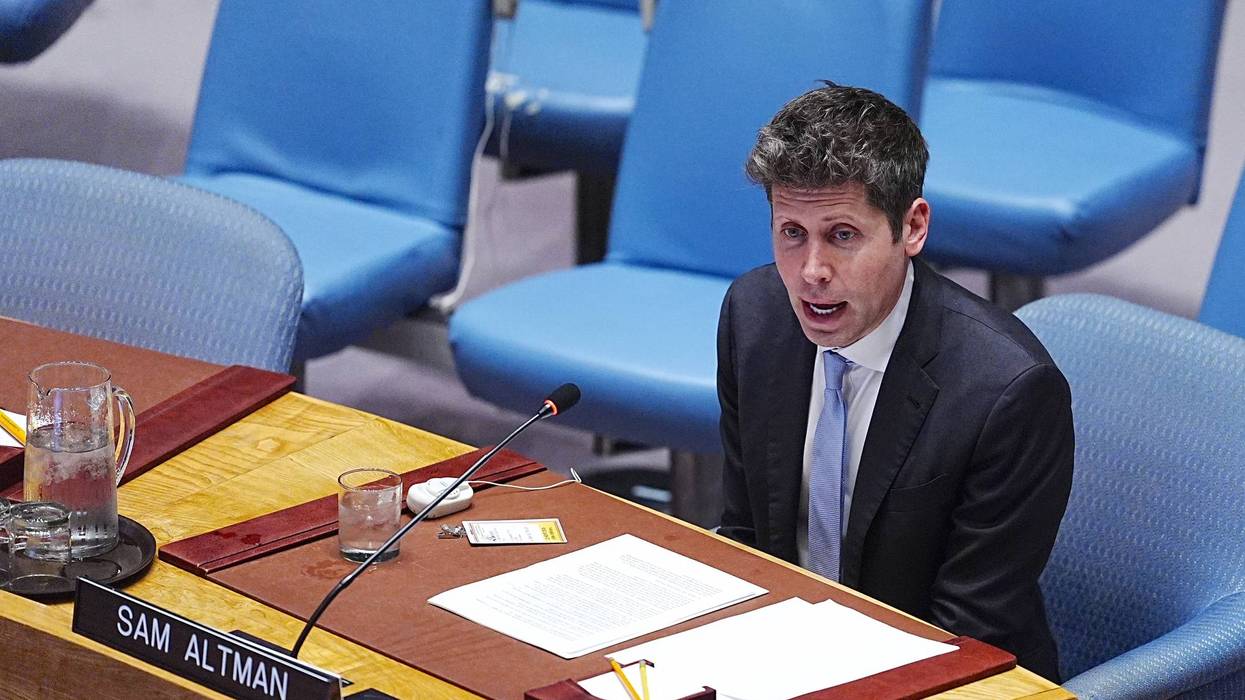 OpenAI CEO Sam Altman attends the UN Security Council meeting on Artificial Intelligence