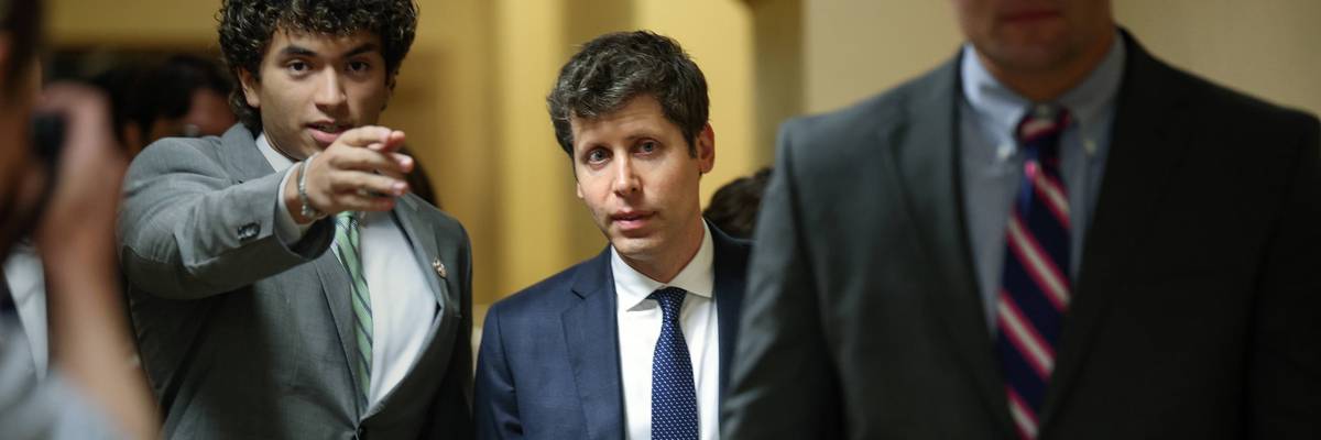 OpenAI CEO Sam Altman Goes To Meetings On Capitol Hill