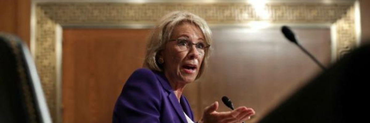 As Opposition to DeVos Swells, Hope for Her Rejection Builds