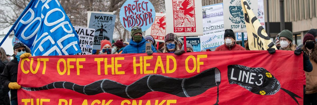 Indigenous, Climate Leaders Launch National Effort to Demand Biden 'Stop Trump Pipelines'