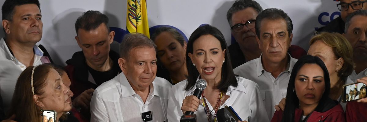 Opposition leader María Corina Machado