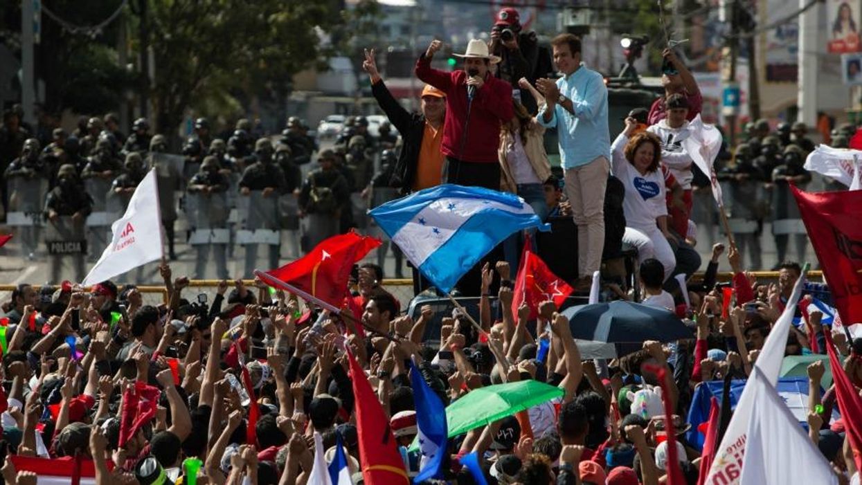 While Pundits Condemn Iran, Honduran Police Kill Street Demonstrators