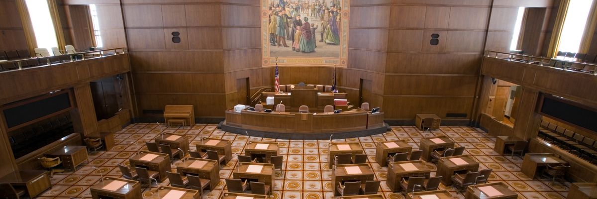 Oregon state Senate chamber