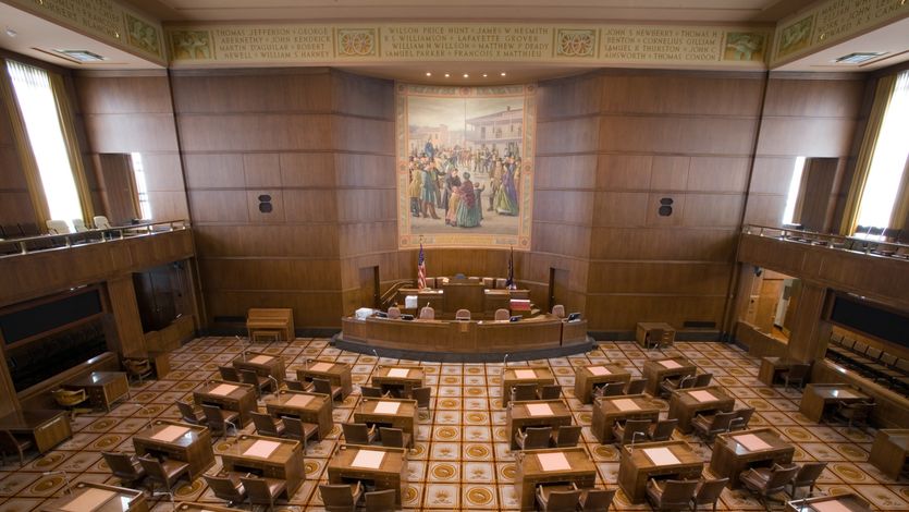 Oregon state Senate chamber