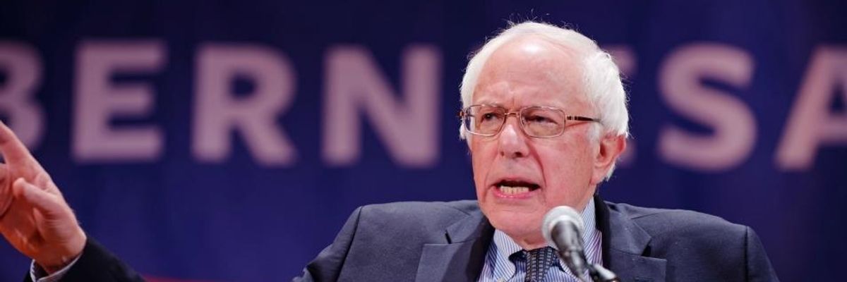 Sanders is First to Sign 'Fix Democracy' Pledge Rejecting Fossil Fuel Cash