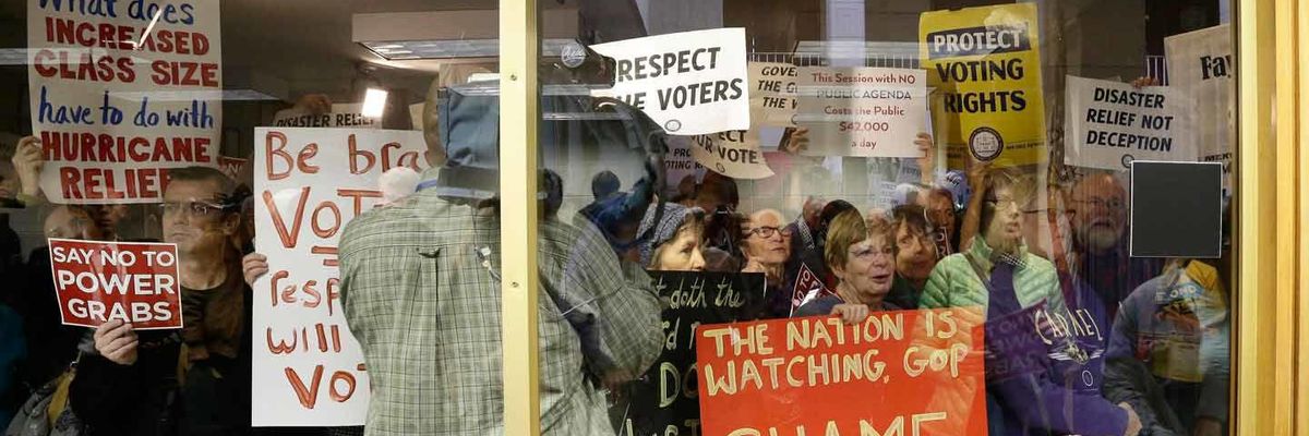 North Carolina's Legislative Coup Shows What Voter Suppression Will Look Like Under Trump