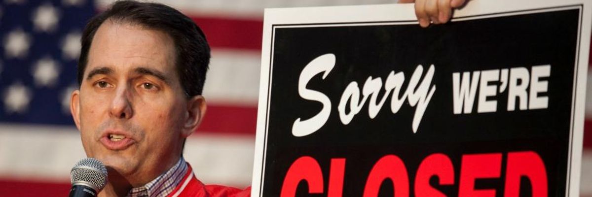 After Demise of Union-Busting Wisconsin Governor, AFL-CIO Needed Just Six Words: 'Scott Walker Was a National Disgrace'