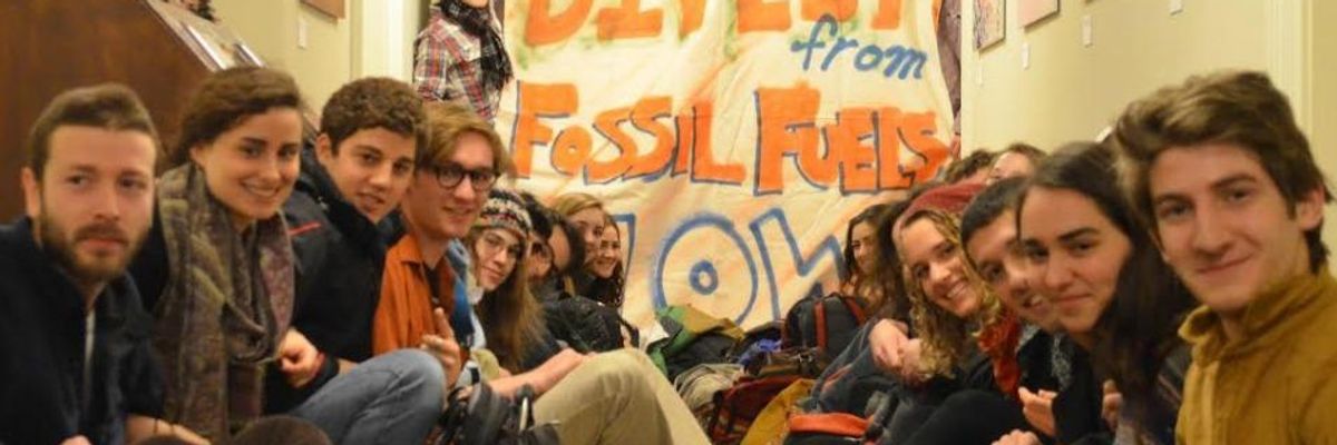 Harvard Students Launch Open-Ended Sit-In Demanding Full Divestment From Fossil Fuels