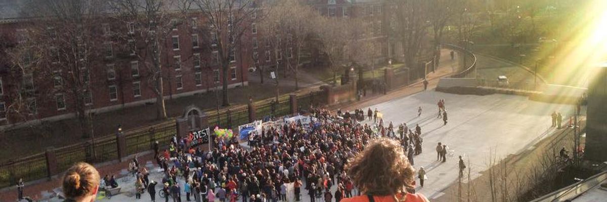 Growing Fossil Fuel Divestment Protests Hit Colleges Nationwide
