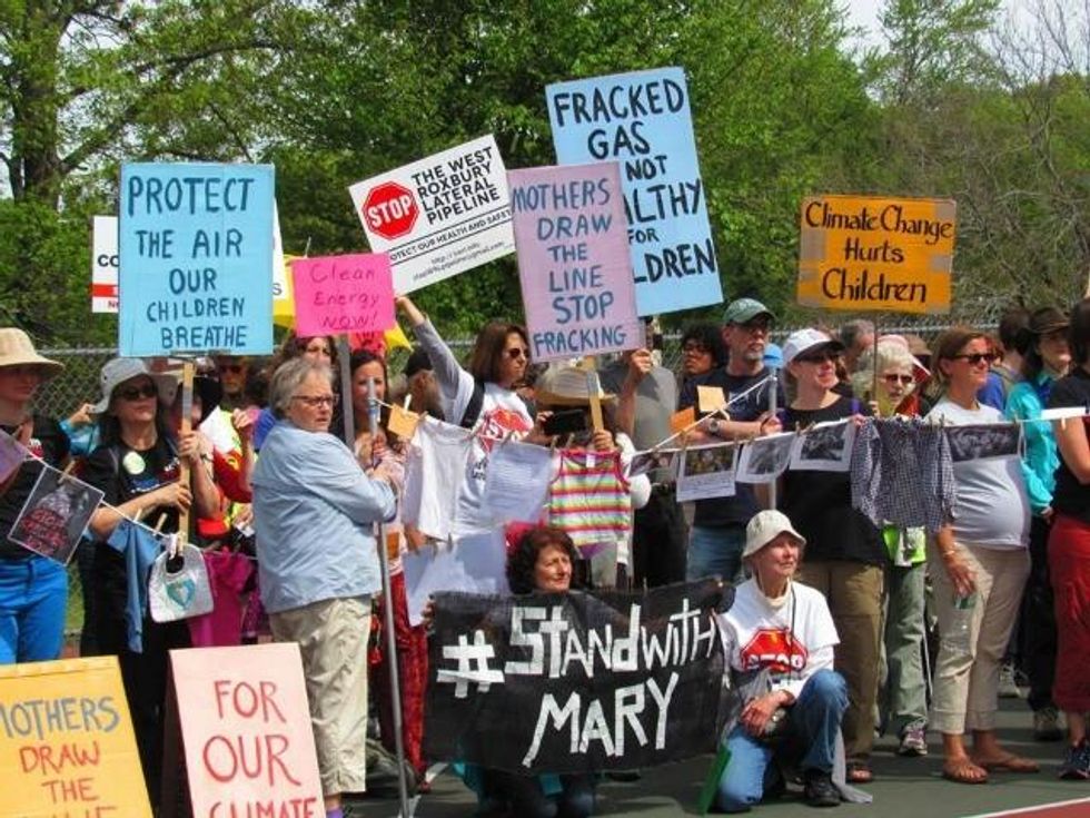 Over a dozen protesters were also arrested in West Roxbury, MA, through which the pipeline will traverse. (Photo: Resist the West Roxbury Pipeline/Facebook)