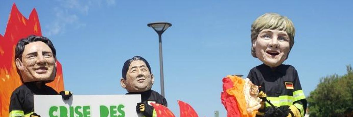 Despite Massive Police Lockdown, Protesters Vow to Offer 'Radical Solutions' to Counter G7 Failures