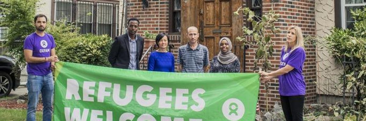 Oxfam Has Made Refugees Welcome... at Trump's Childhood Home