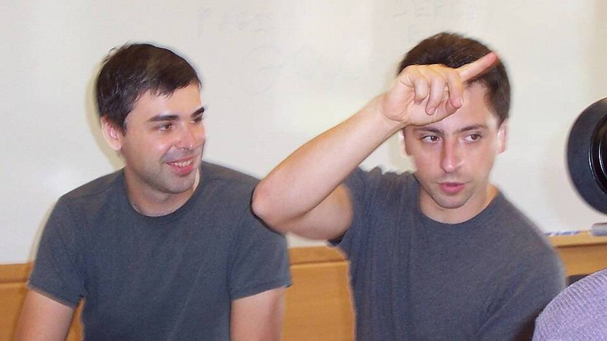 Page and Brin in 2003.