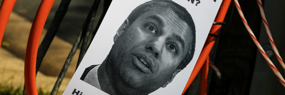 'Cowardice': Ajit Pai Accused of Hiding From Net Neutrality Backers After Bailing on Tech Conference