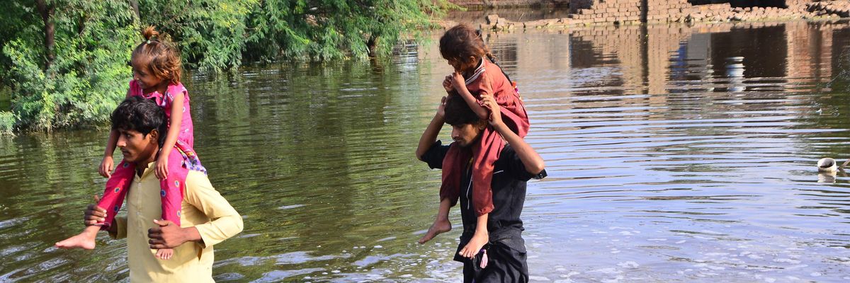 Pakistan flooding victims