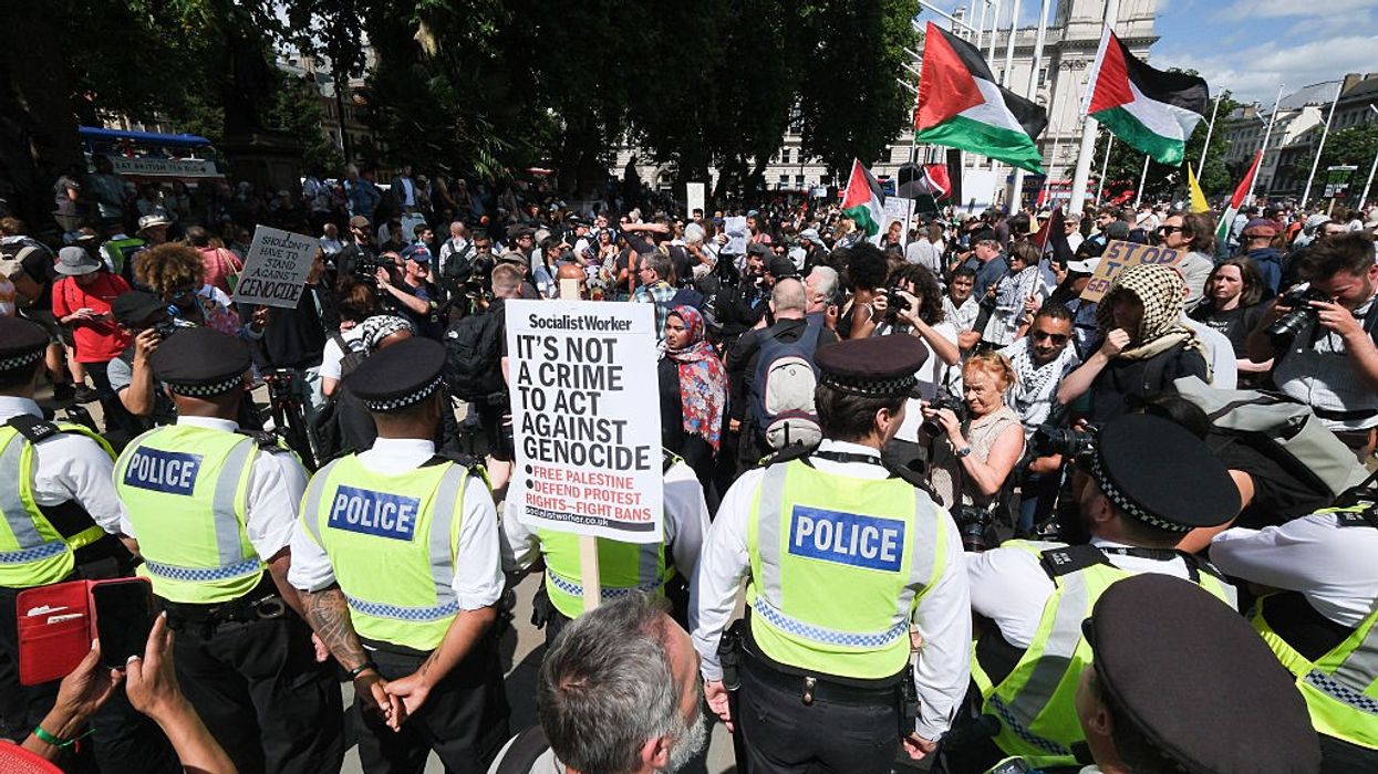 Palestine Action supporters protest and arrests, London