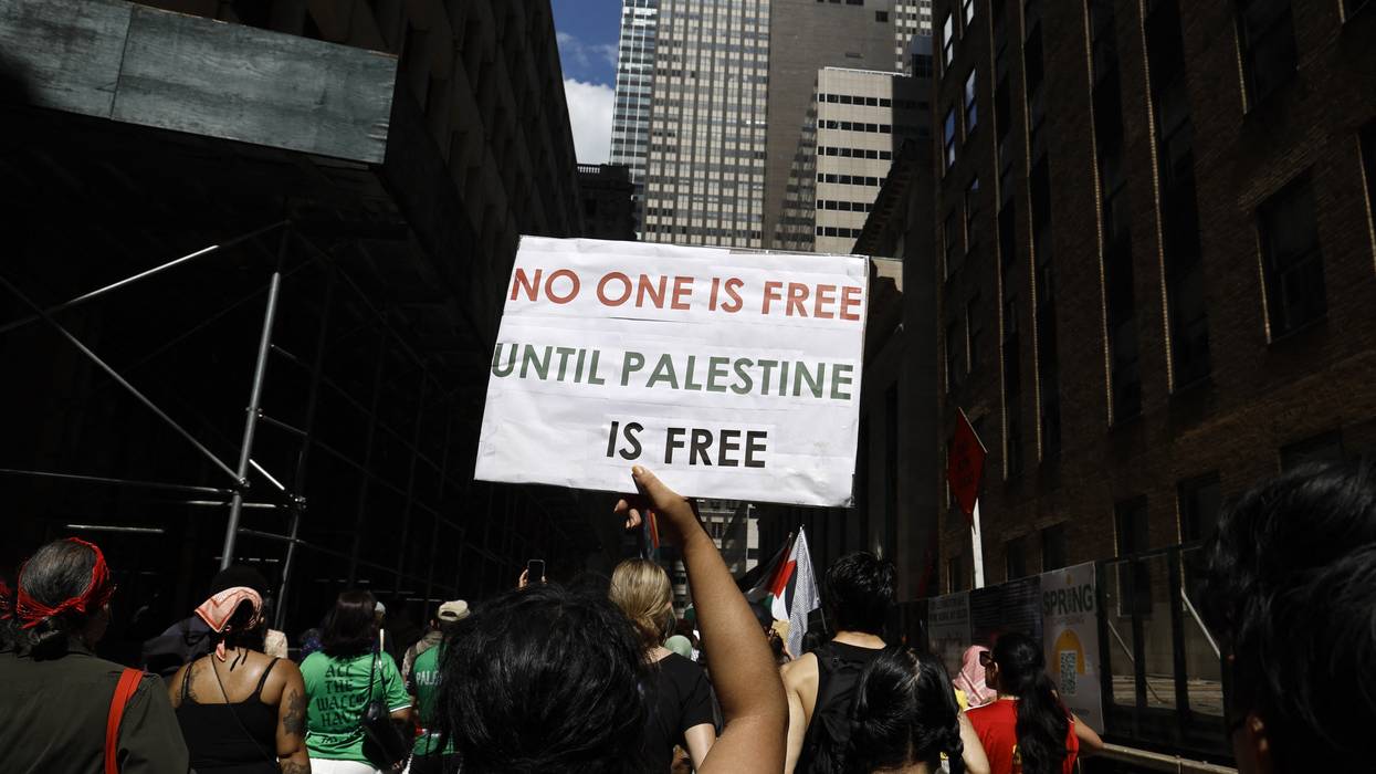 Palestine solidarity protest in New York City.