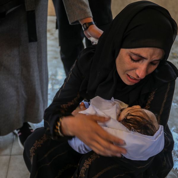 Palestinian baby dies of cold in Gaza
