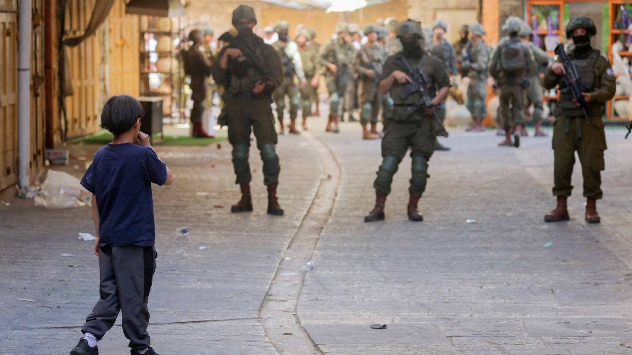 Palestinian child in occupied West Bank