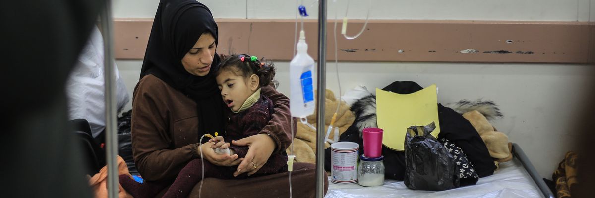 Palestinian child receives treatment