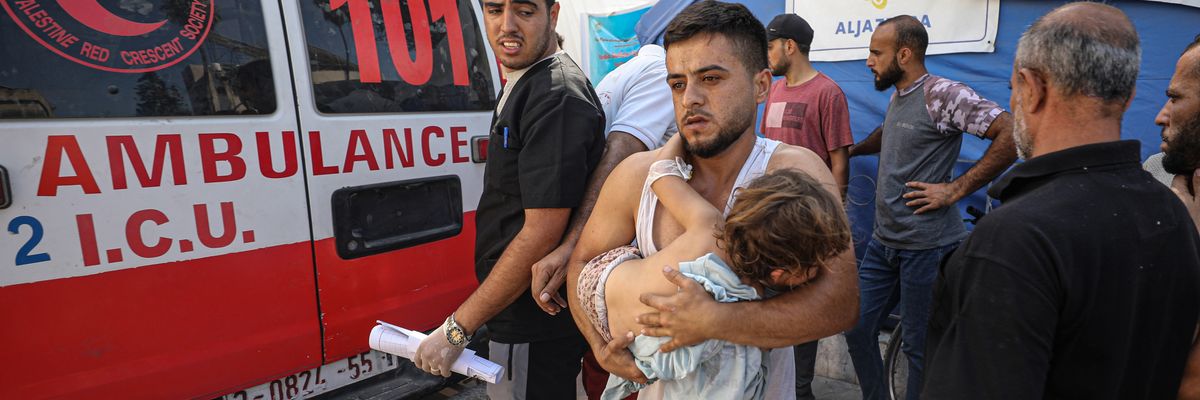Palestinian child wounded by Israeli attack
