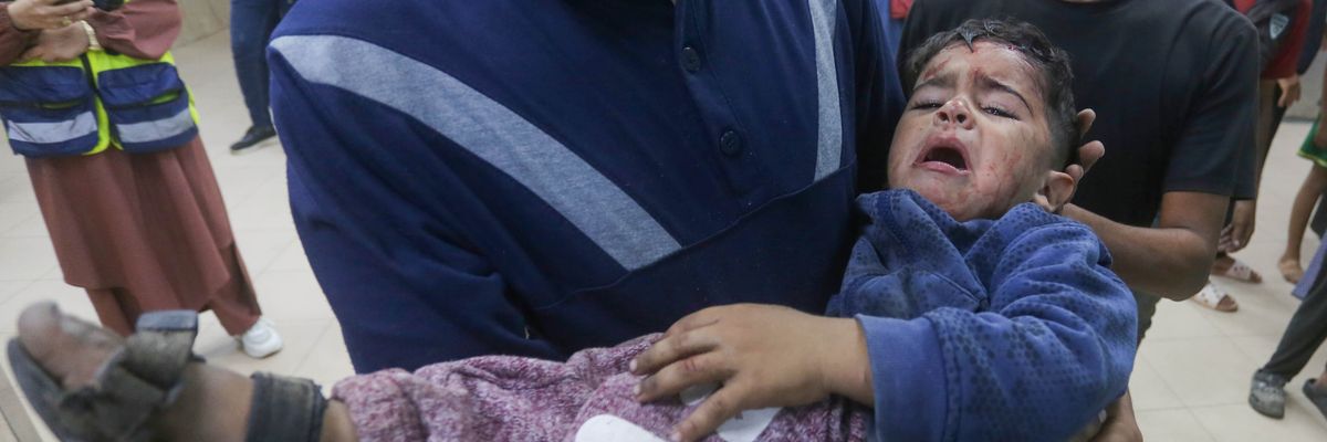 Palestinian child wounded by Israeli attack