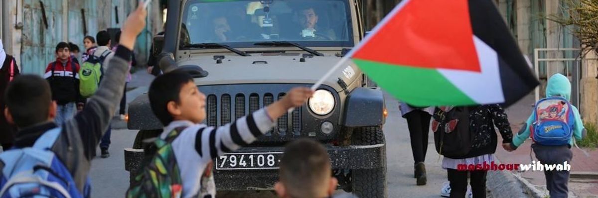 Kindergarteners In Hebron Protest Israel's Detention Of 350 Children