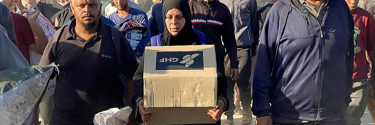 PALESTINIAN-ISRAEL-CONFLICT-GAZA-AID