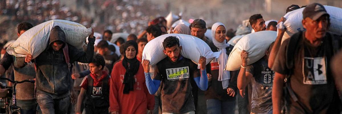 PALESTINIAN-ISRAEL-CONFLICT-GAZA-AID