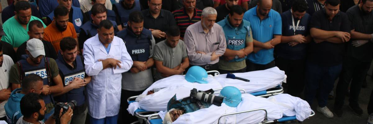 Palestinian journalists killed