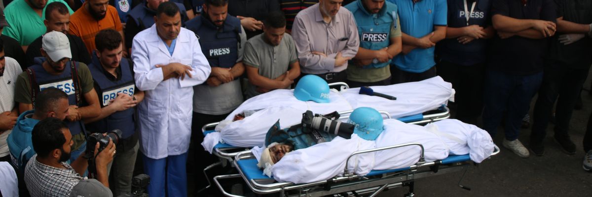Palestinian journalists killed