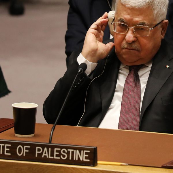 Palestinian President Abbas Goes To United Nations To Address Trump's Peace Plan