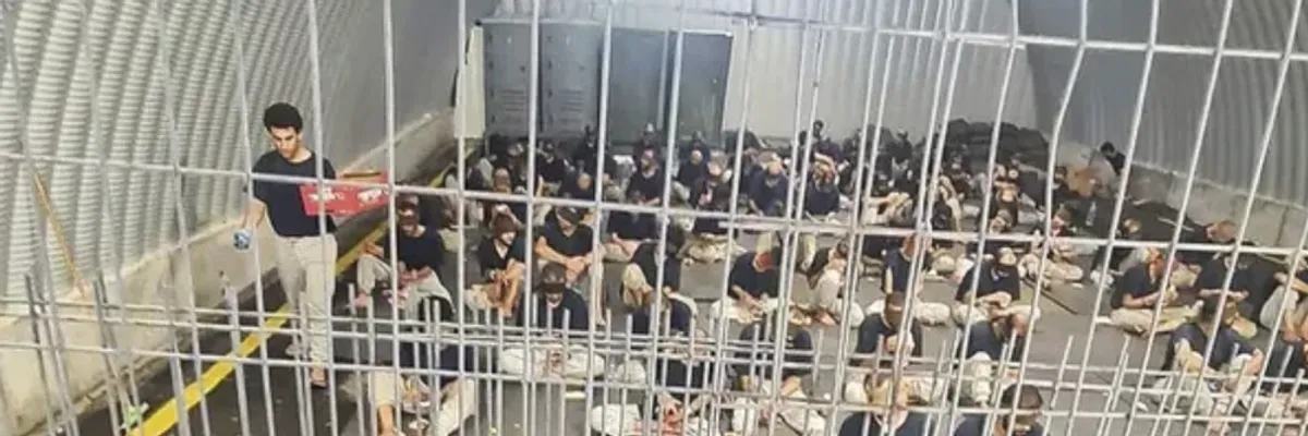 Palestinian prisoners in Sde Teiman