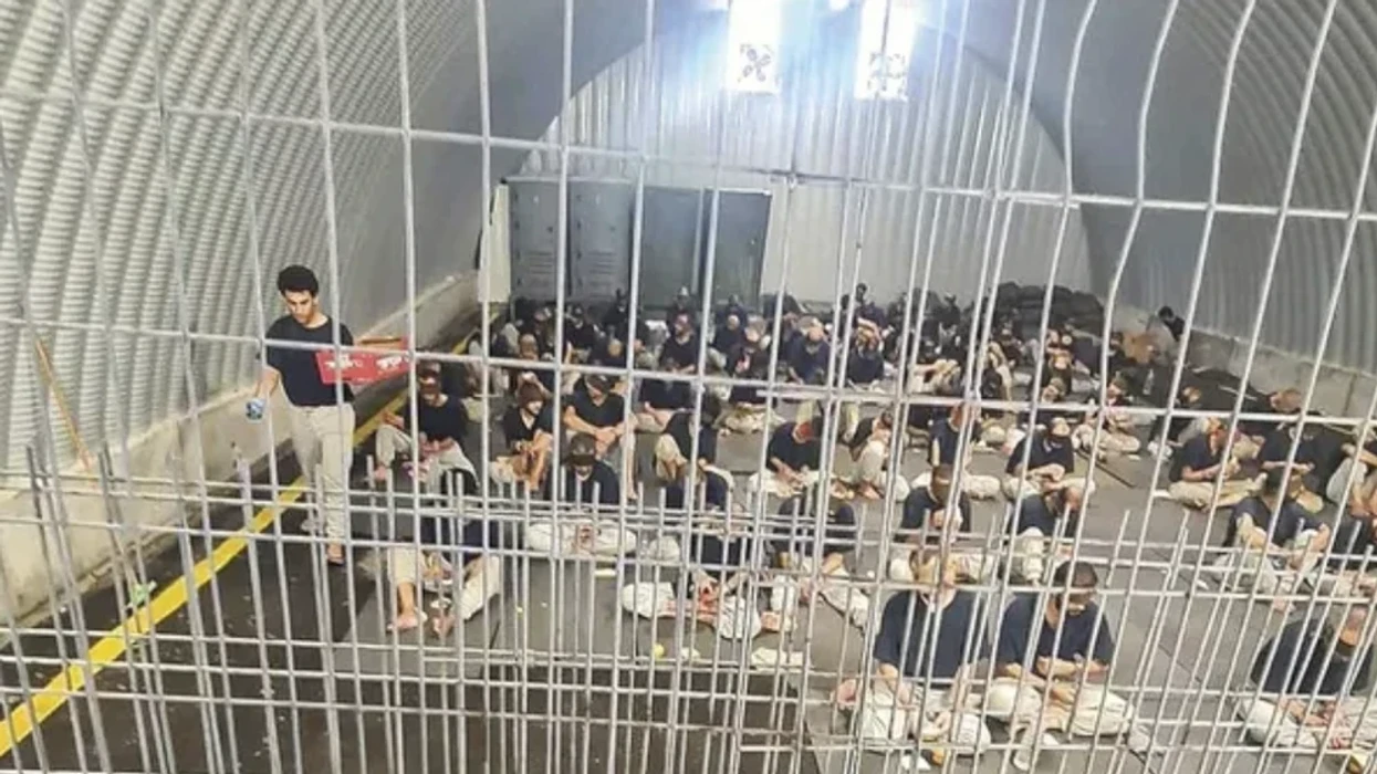 Palestinian prisoners in Sde Teiman