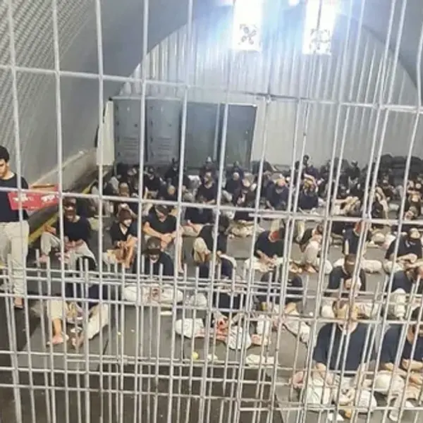 Palestinian prisoners in Sde Teiman