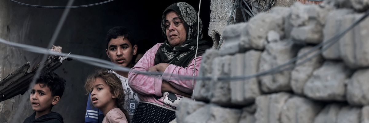 Palestinians in Rafah