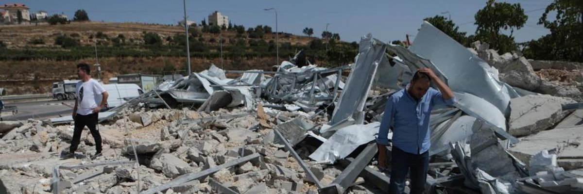 'Cruelty of the Occupation Knows No Bounds': Israel Demolishes Covid-19 Clinic in Epicenter of West Bank Outbreak
