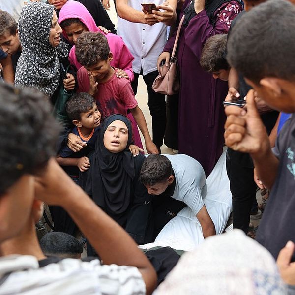Palestinians mourn victims killed in an IDF strike