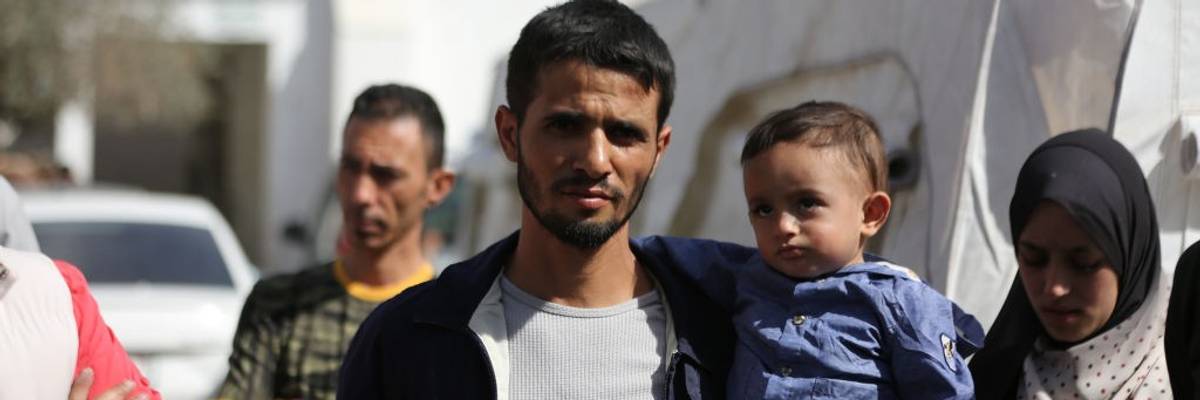 Palestinians protest Israel's attacks on hospitals