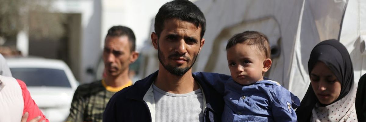 Palestinians protest Israel's attacks on hospitals