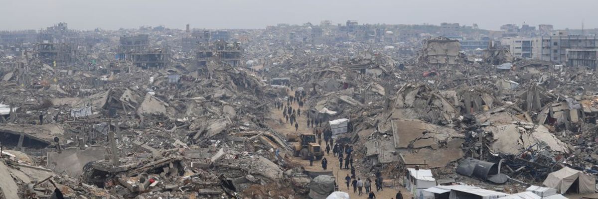 Palestinians return to what's left of Gaza after Israel's 15-month onslaught